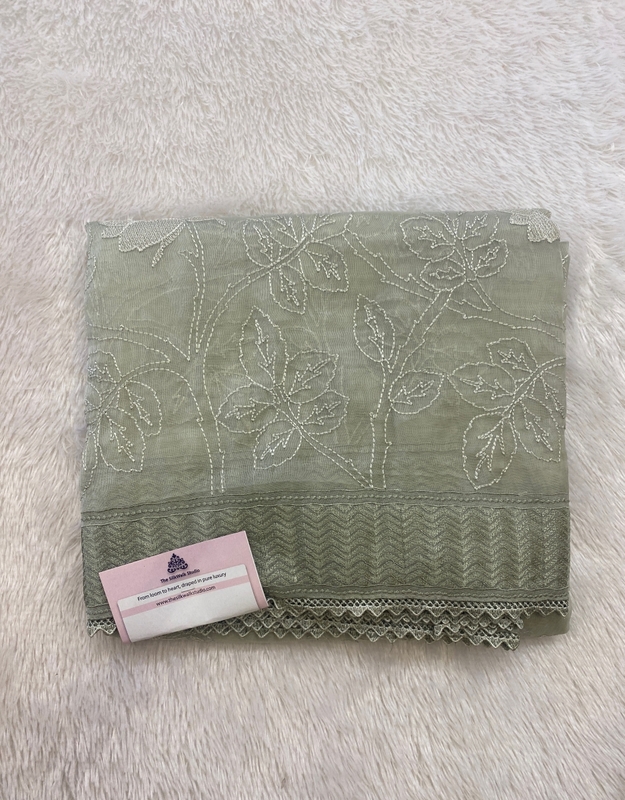 Daisy - Super Net Organza in Thread Embroidery SWS166
