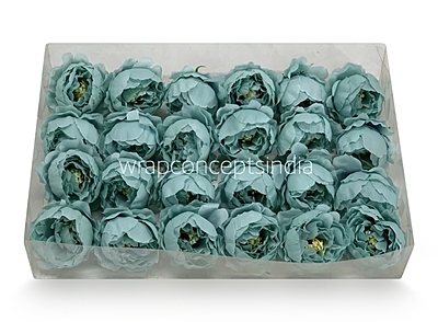Aqua Blue Peonies