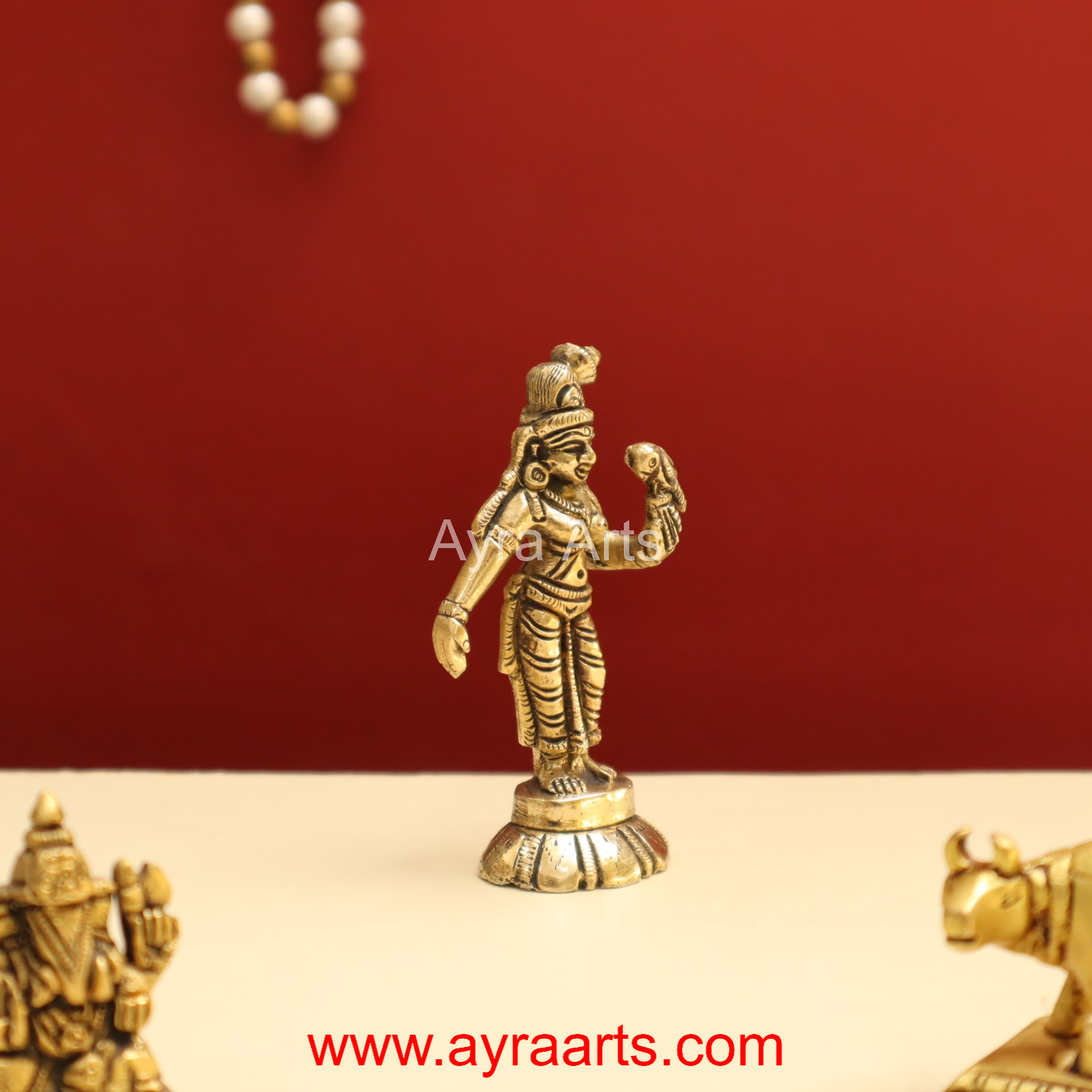 Brass Godha Devi Kothai Nachiyar Andal idol - 3.2 Inch Height Brass Godha Devi Kothai Nachiyar Andal idol - 3.2 Inch Height