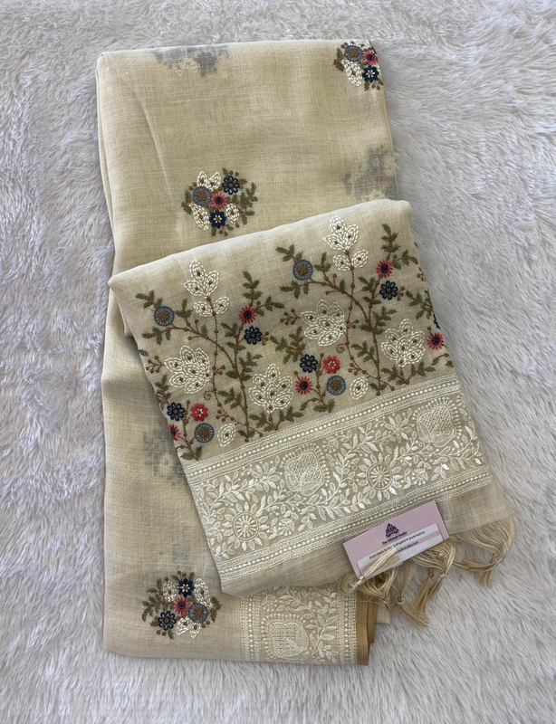 Onam Linen Sarees SWS170