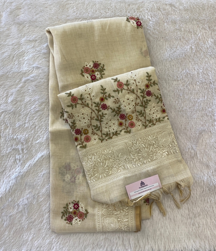 Onam Linen Sarees SWS171