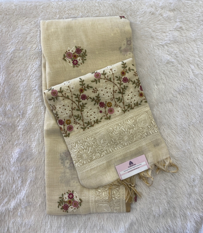 Onam Linen Sarees SWS170