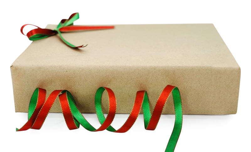 Reversible Ribbon - Red with Green