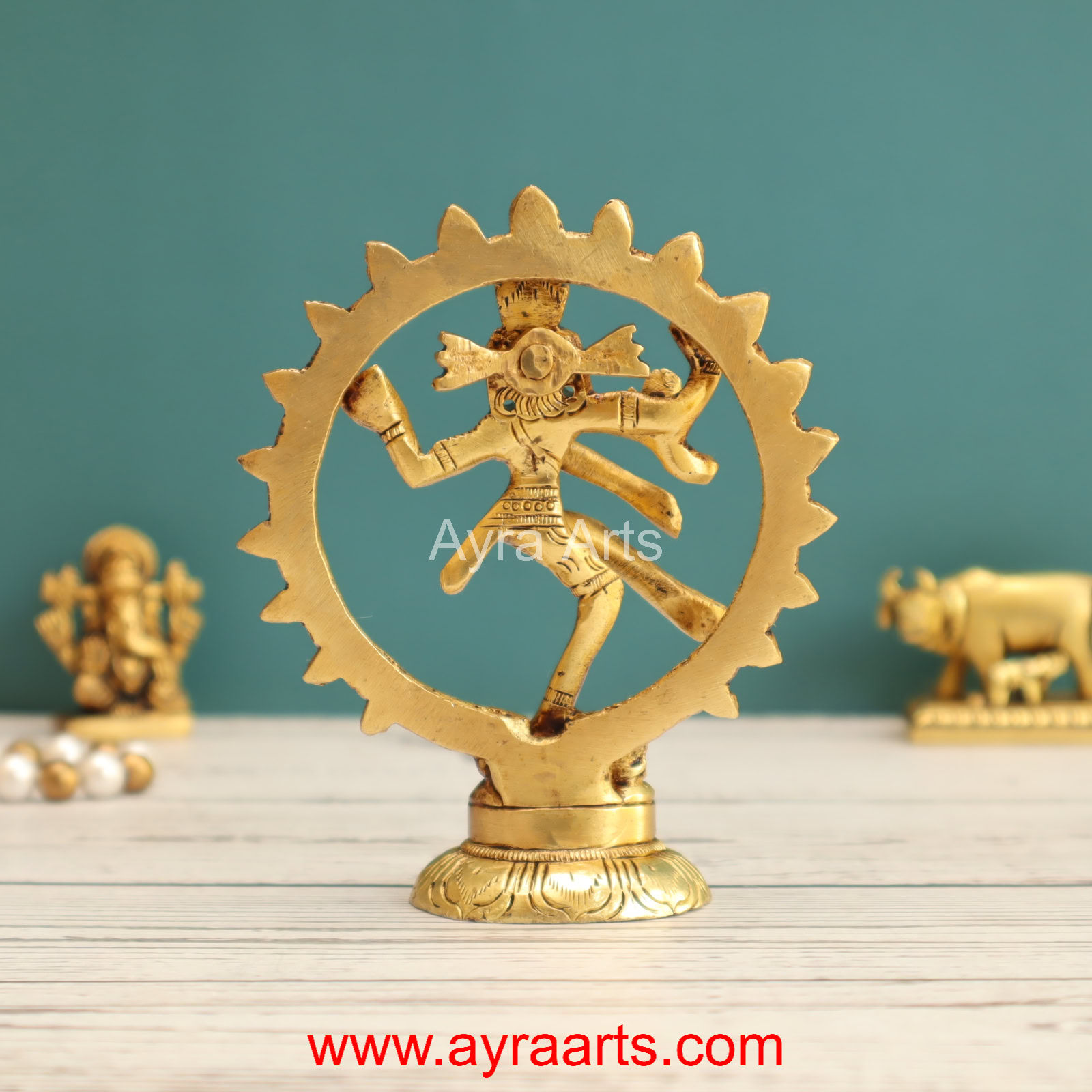 Brass Natarajan Idol 4 Inch Height