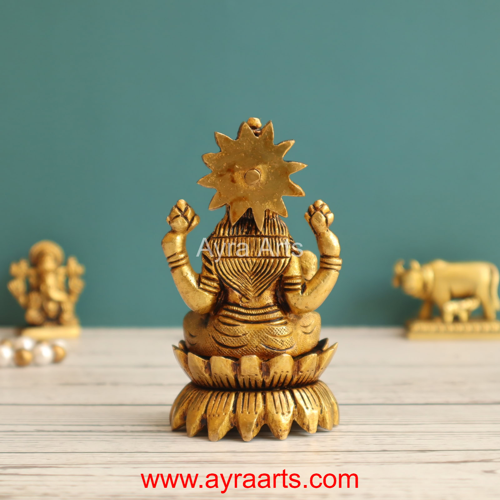 Brass Lakshmi 3.8 Inch Height