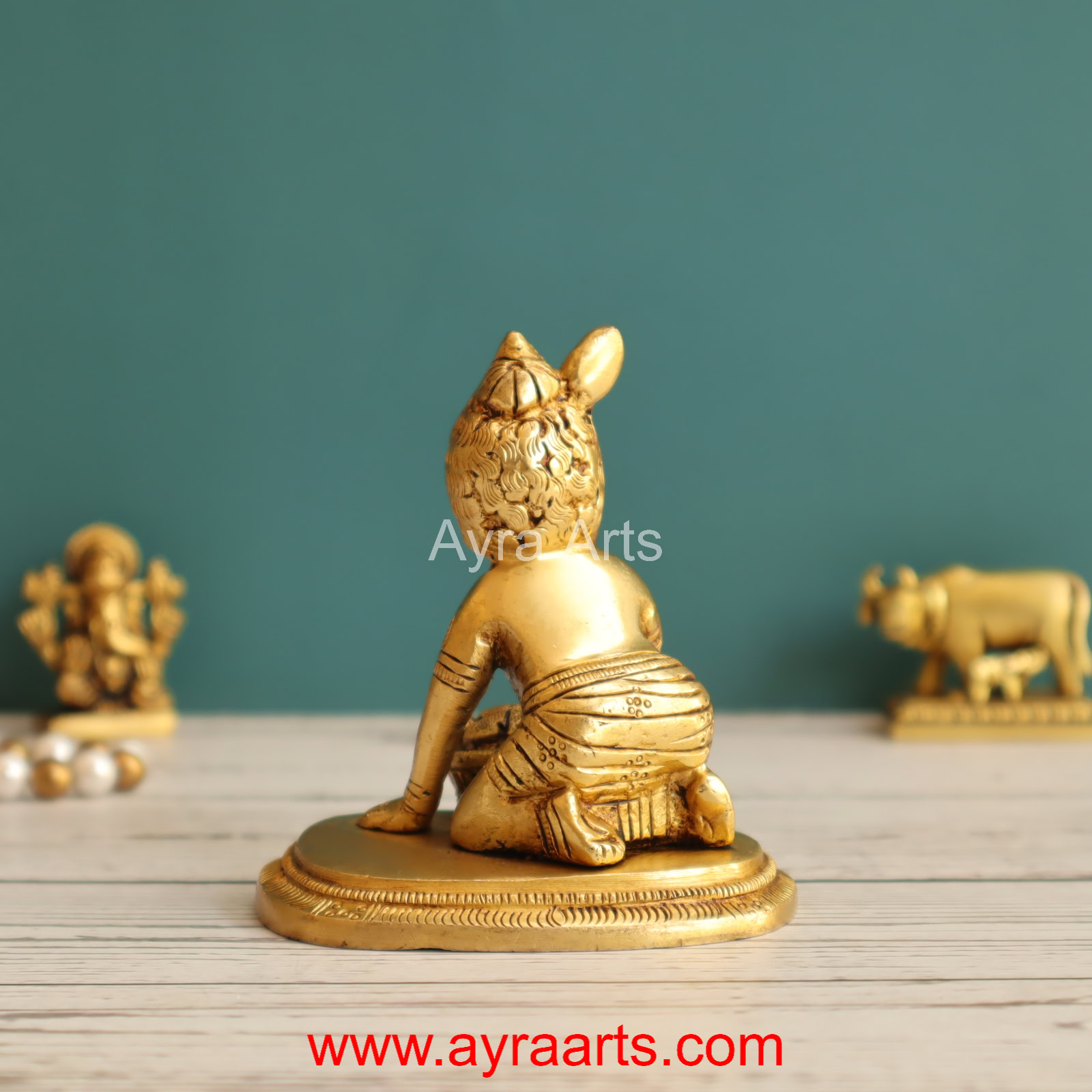 Brass Laddu Gopal 3 Inch Height