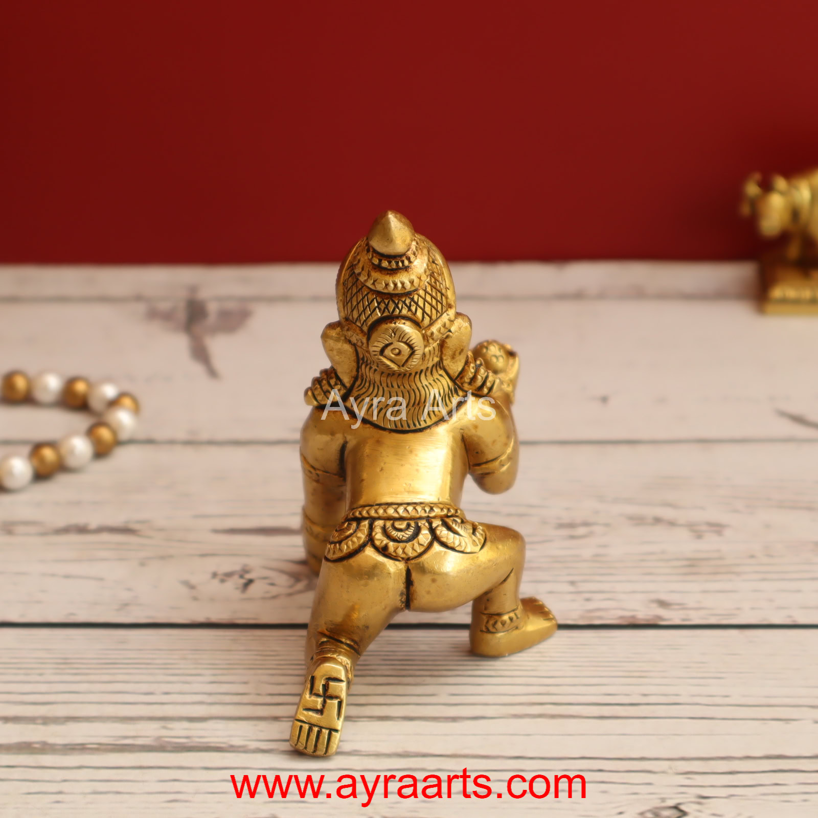 Brass Laddu Gopal 4.5 Inch Height