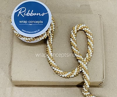 Ivory & Gold Pearl Rope Ivory & Gold Pearl Rope