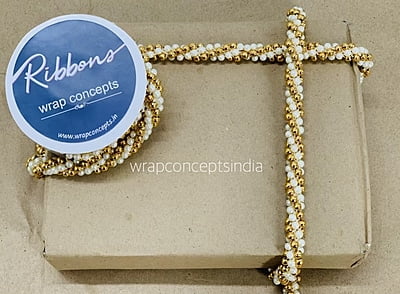 Ivory & Gold Pearl Rope Ivory & Gold Pearl Rope