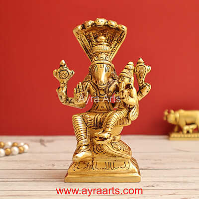 Brass Naga Hayagriva Height 5 Inch Height