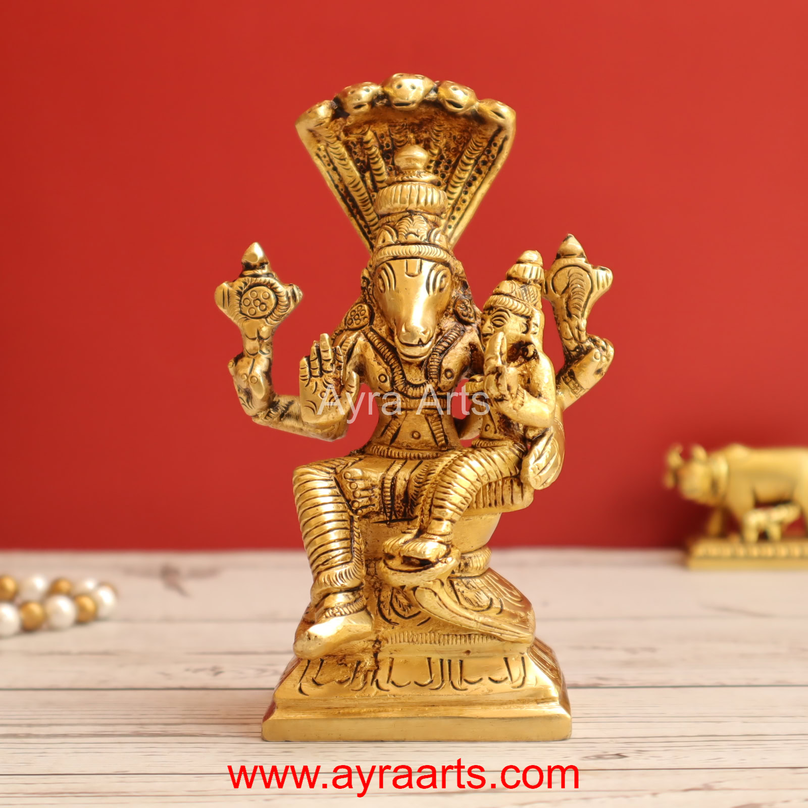 Brass Naga Hayagriva Height 5 Inch Height Brass Naga Hayagriva Height 5 Inch Height