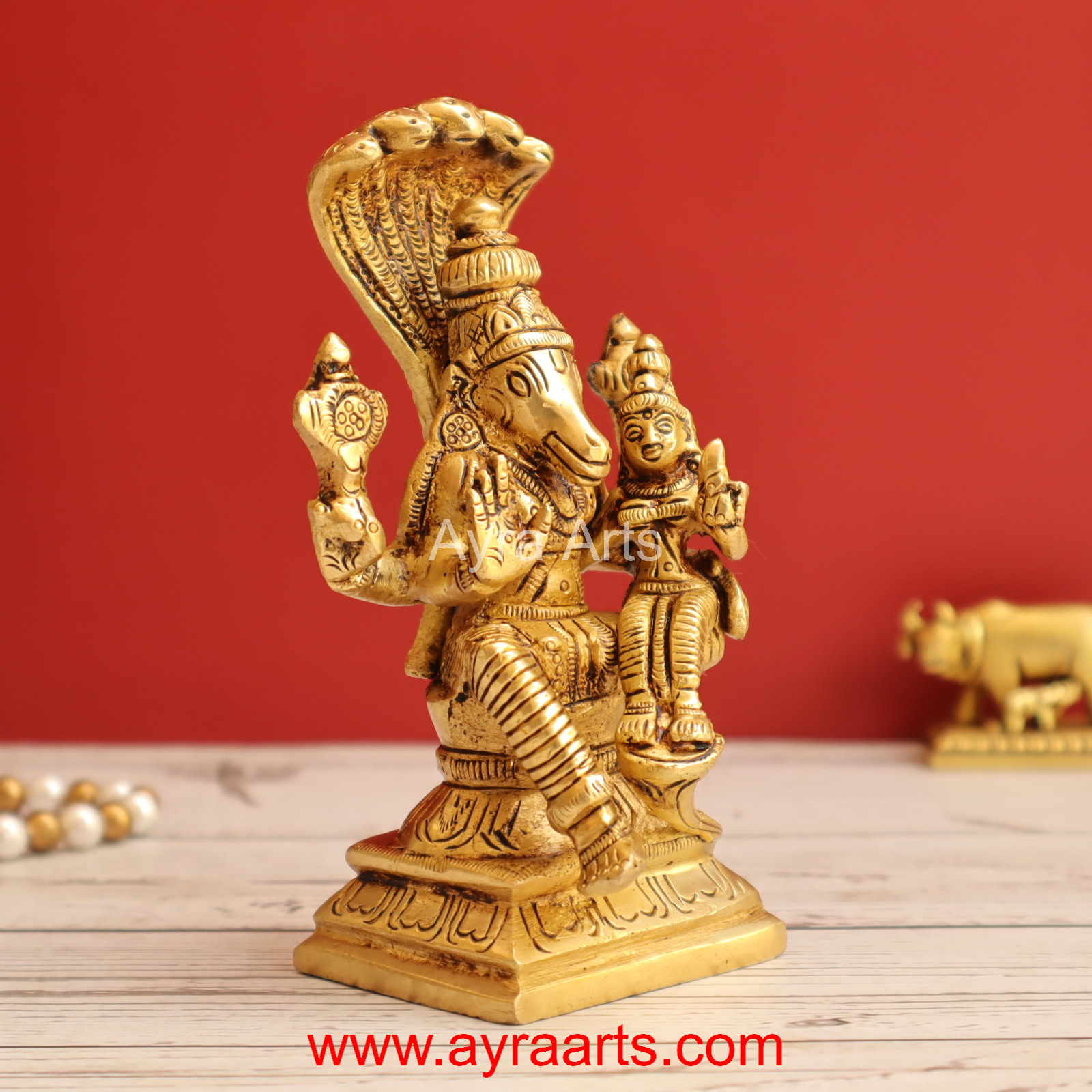 Brass Naga Hayagriva Height 5 Inch Height Brass Naga Hayagriva Height 5 Inch Height