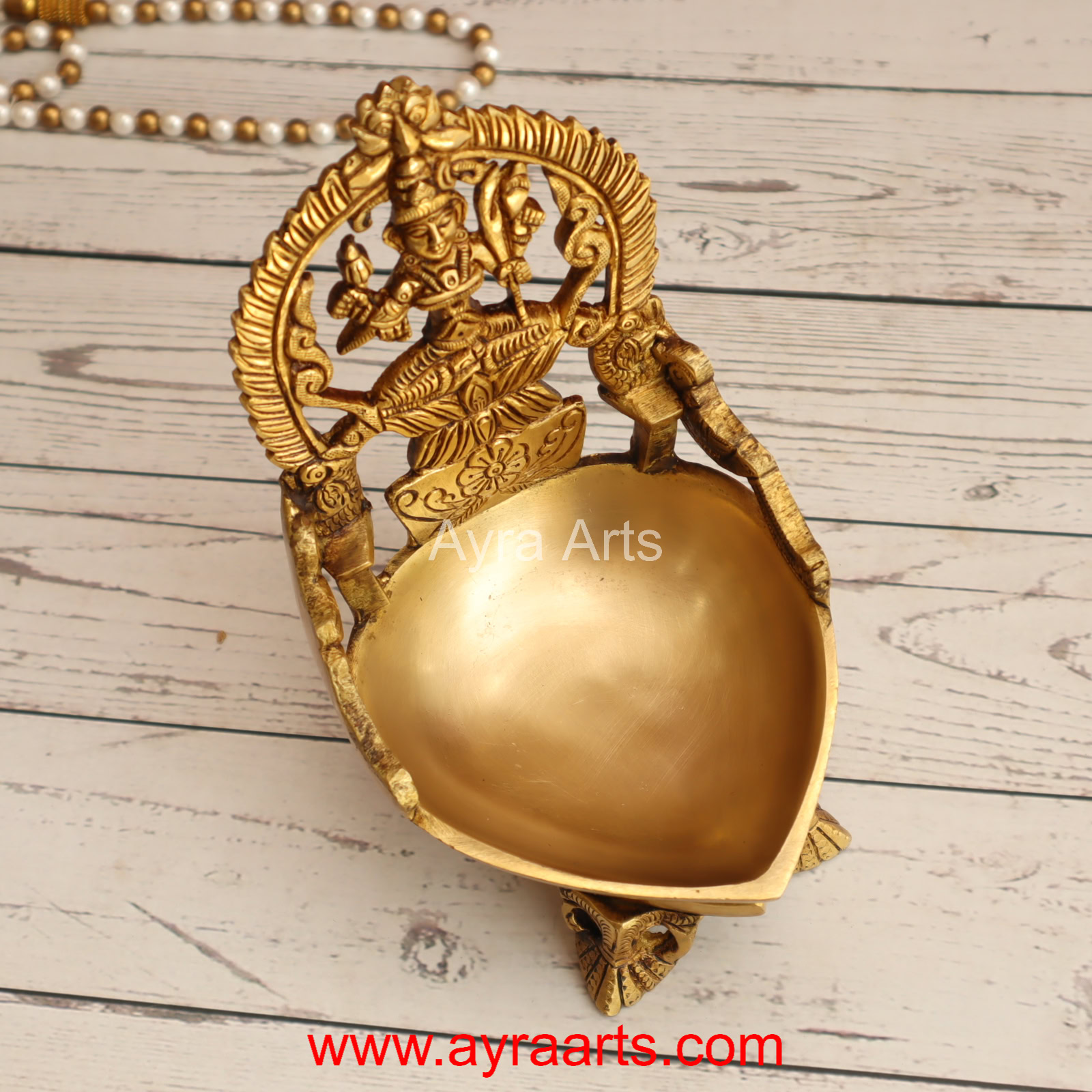 Brass Kamakshi Deepam 7 Inch Height Brass Kamakshi Deepam 7 Inch Height