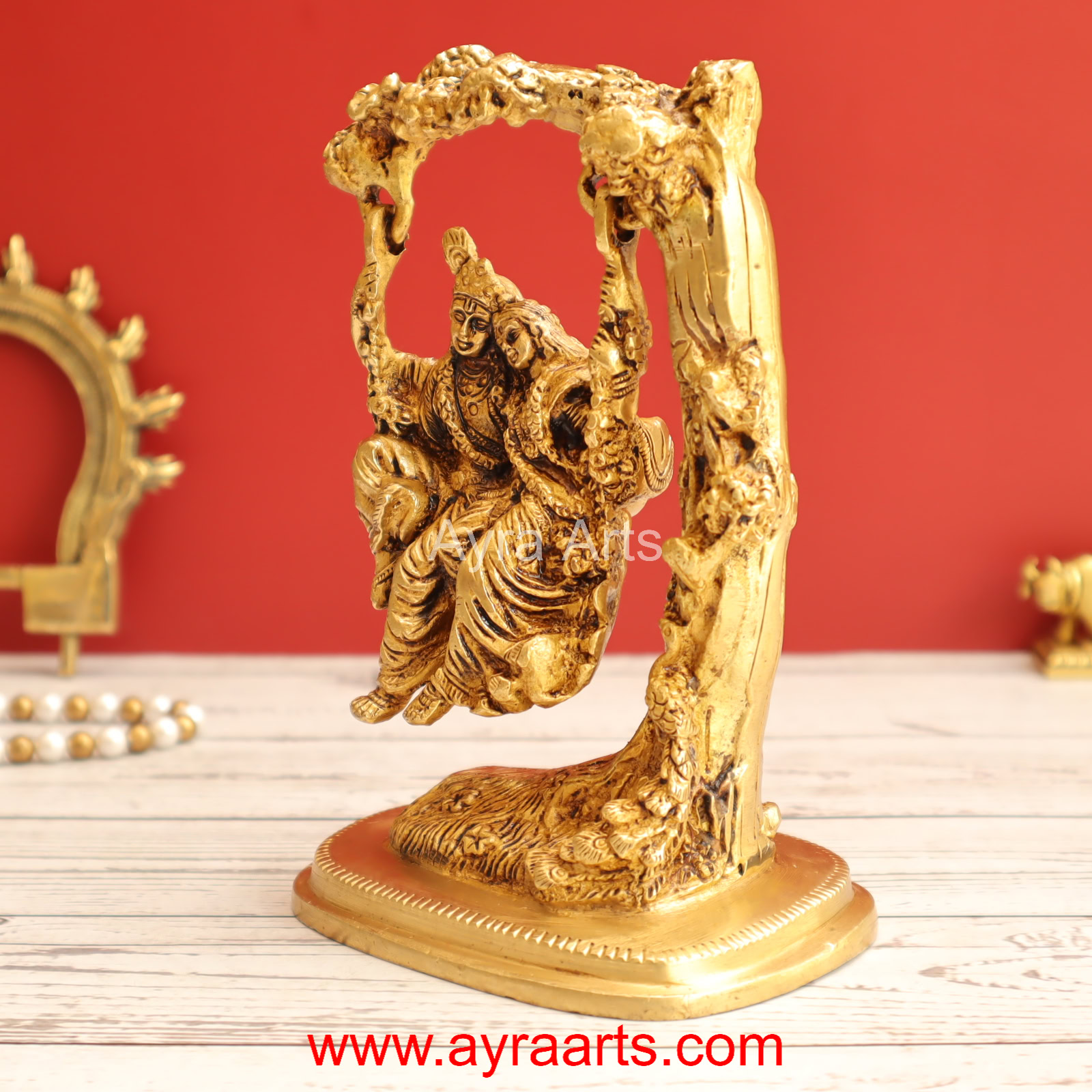 Brass radha Krishna 7 Inch Height Brass radha Krishna 7 Inch Height