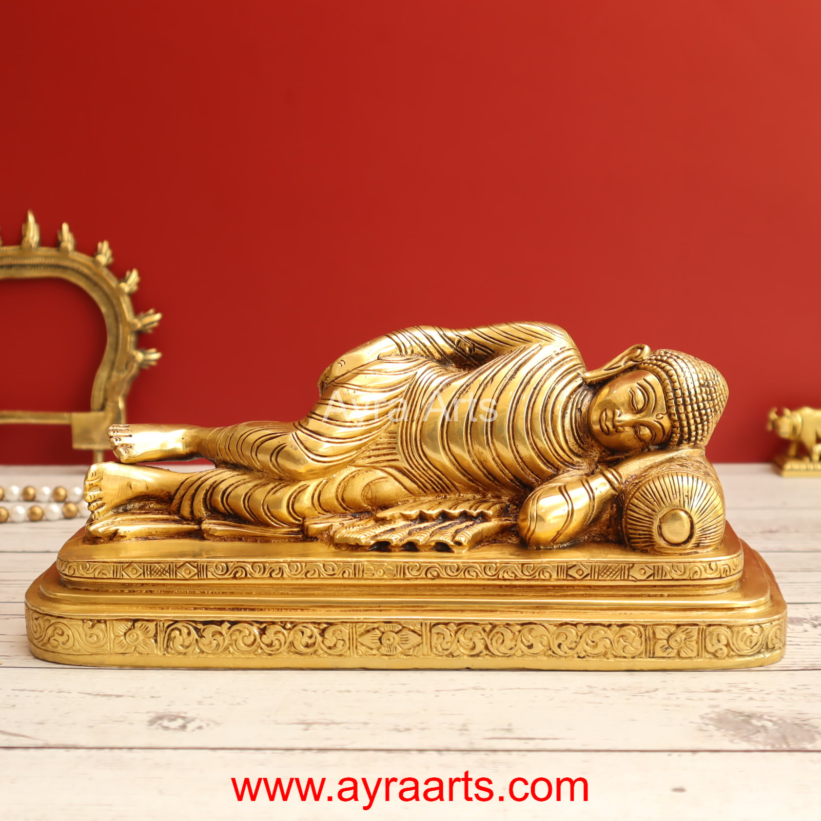 Brass Sleeping Buddha