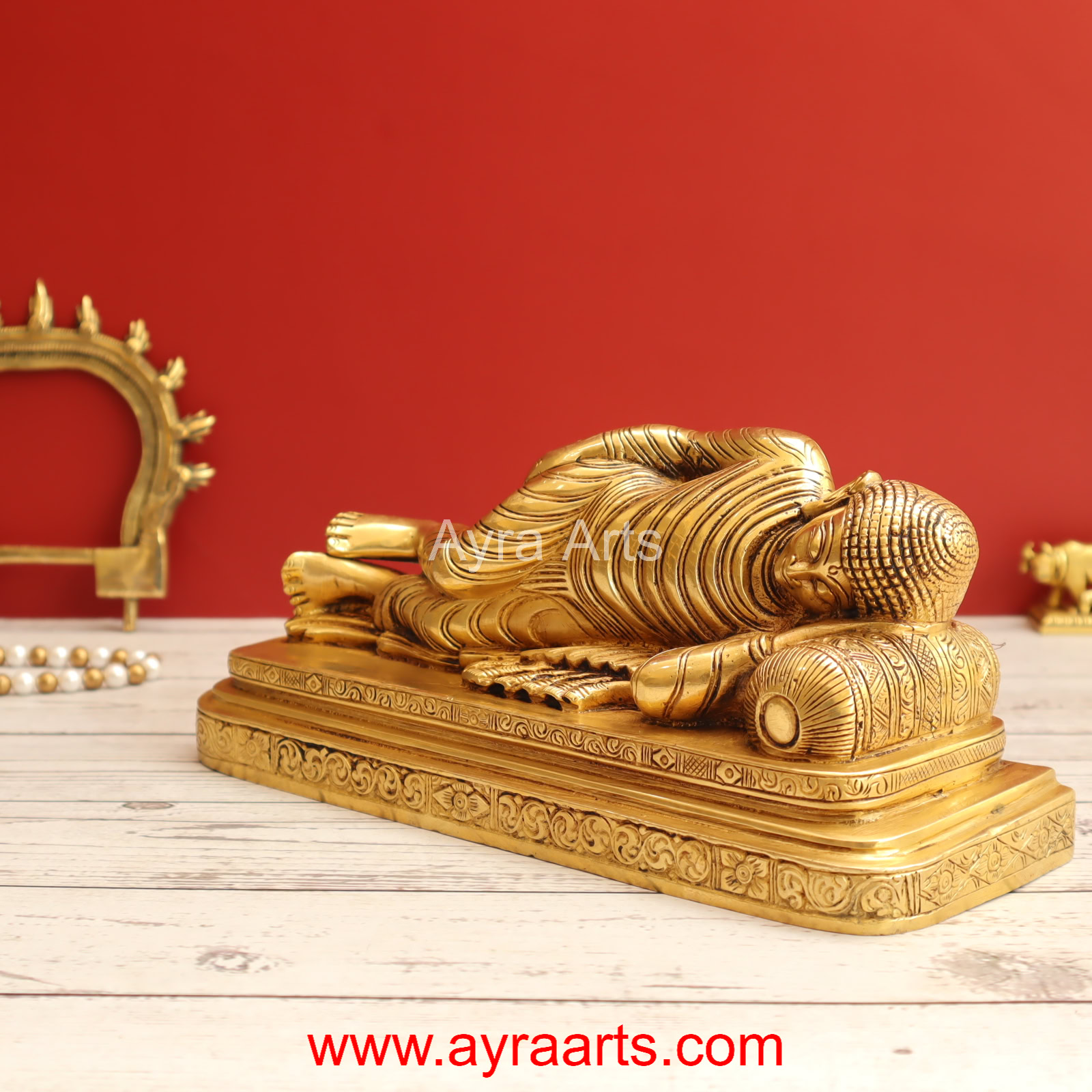 Brass Sleeping Buddha