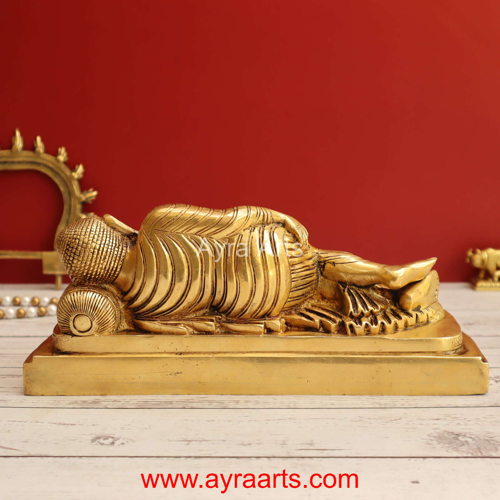 Brass Sleeping Buddha