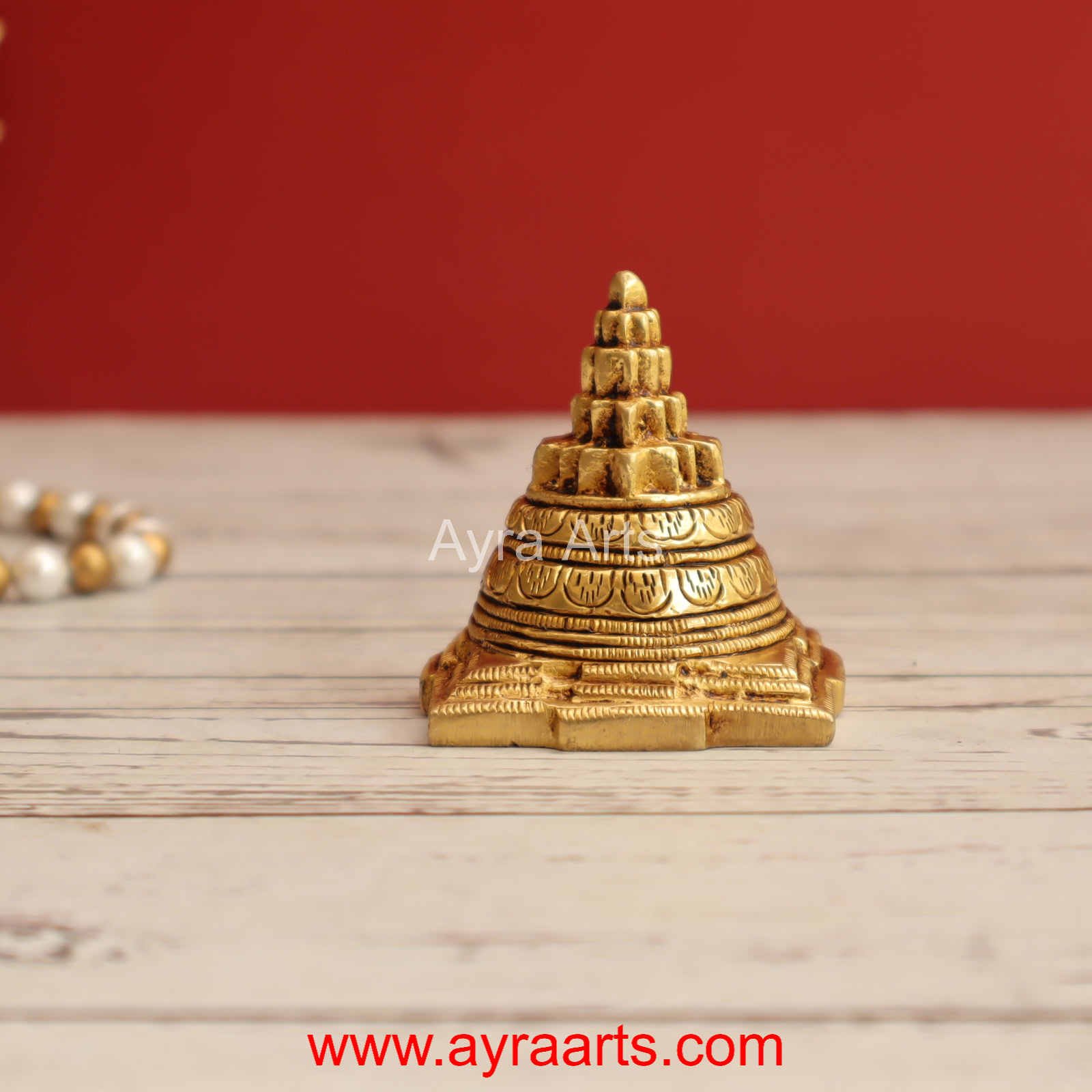 Brass Sri Yantra 2.3 Inch Height