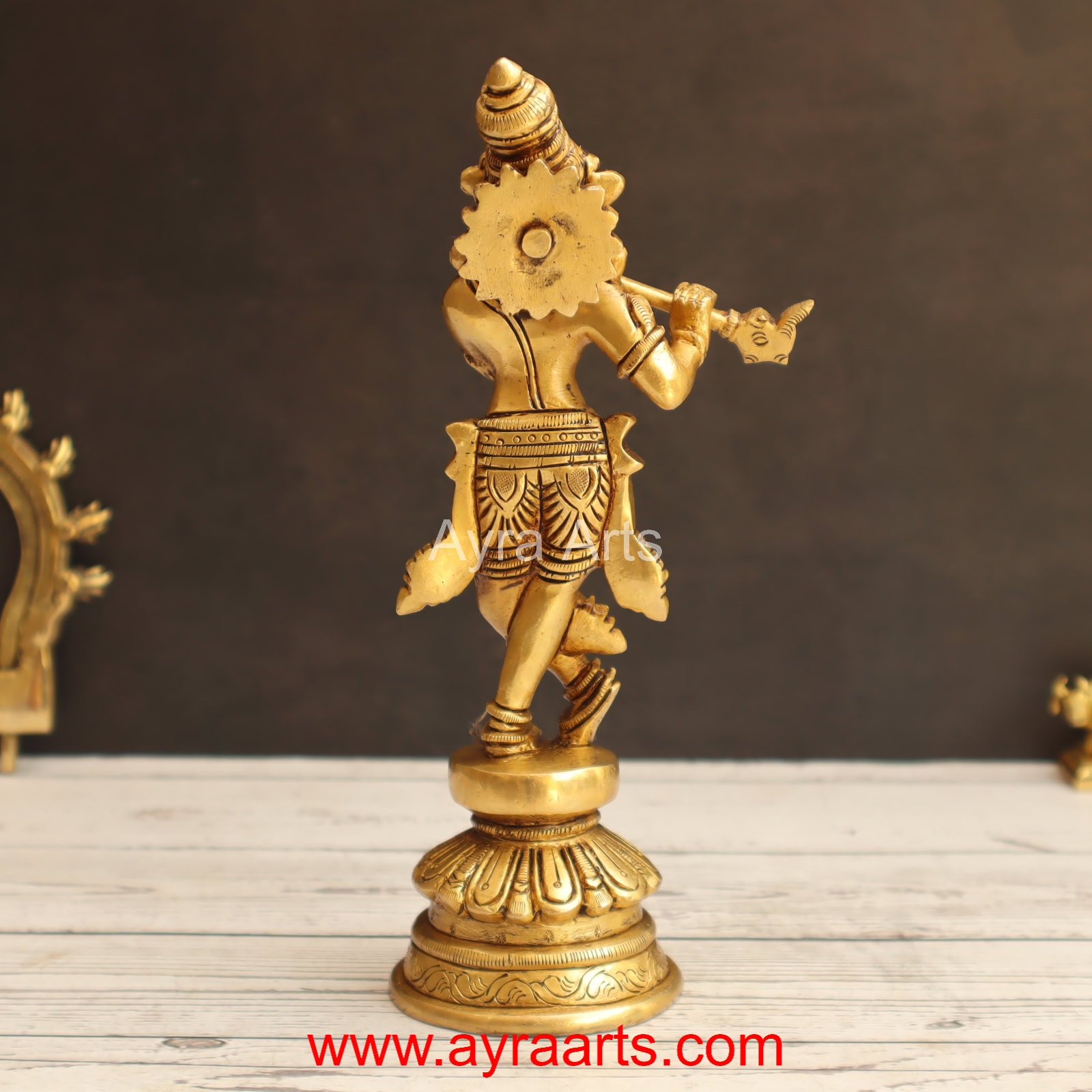 Brass Krishna 8.5 Inch Height Brass Krishna 8.5 Inch Height
