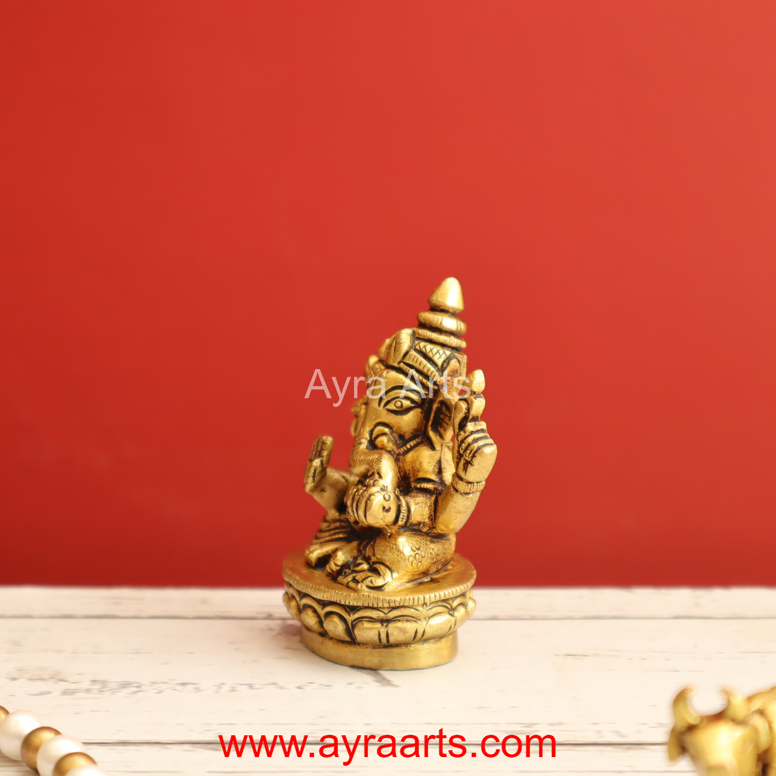 Brass Ganesha 3 Inch Height Brass Ganesha 3 Inch Height