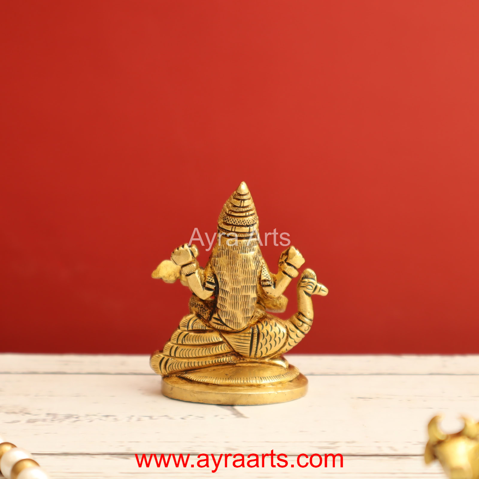 Brass Saraswati Devi 2.5 Inch Height