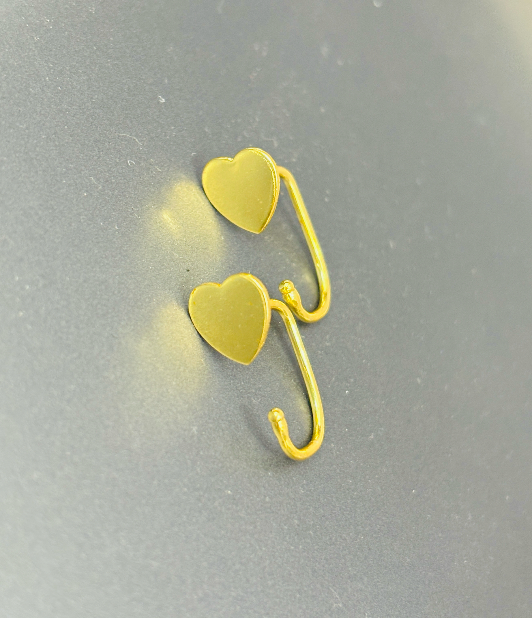 Plain Small Heart Earring