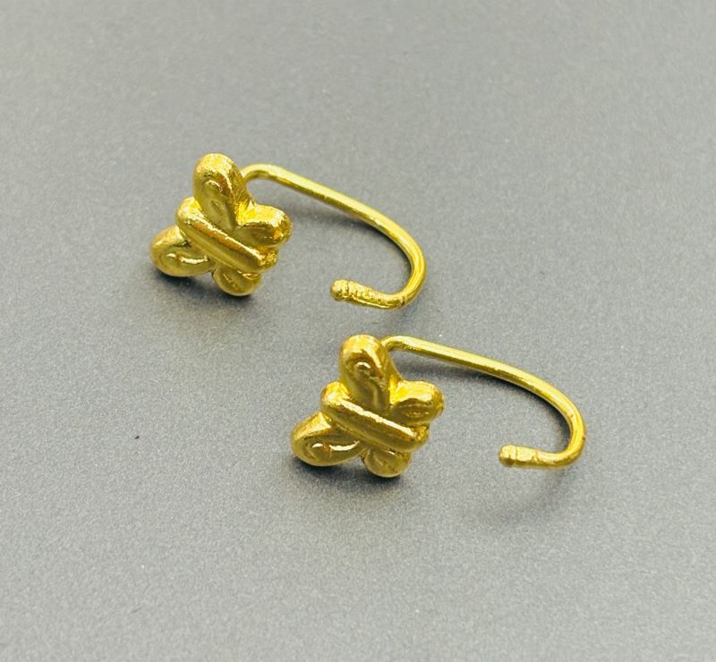Plain Small Butterfly Earring