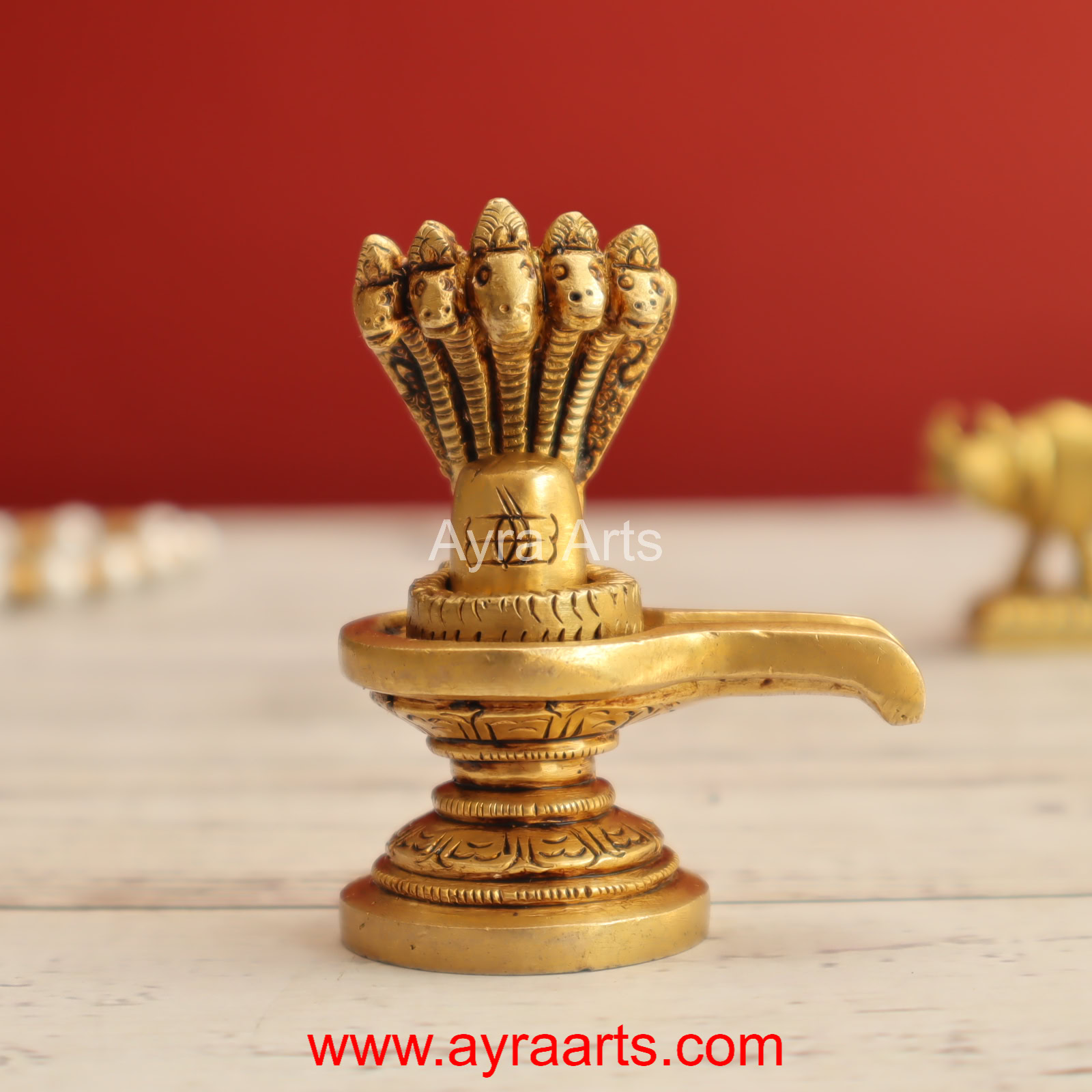 Brass Shivaling 2.5 Inch Height Brass Shivaling 2.5 Inch Height