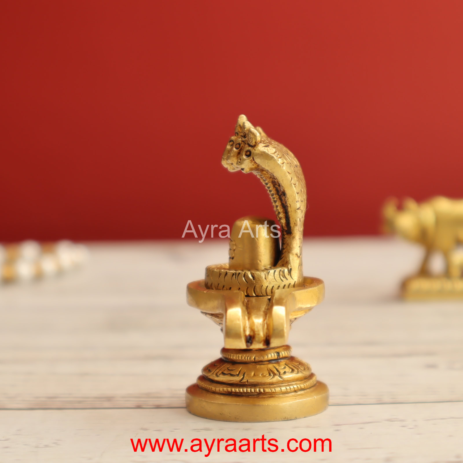 Brass Shivaling 2.5 Inch Height Brass Shivaling 2.5 Inch Height