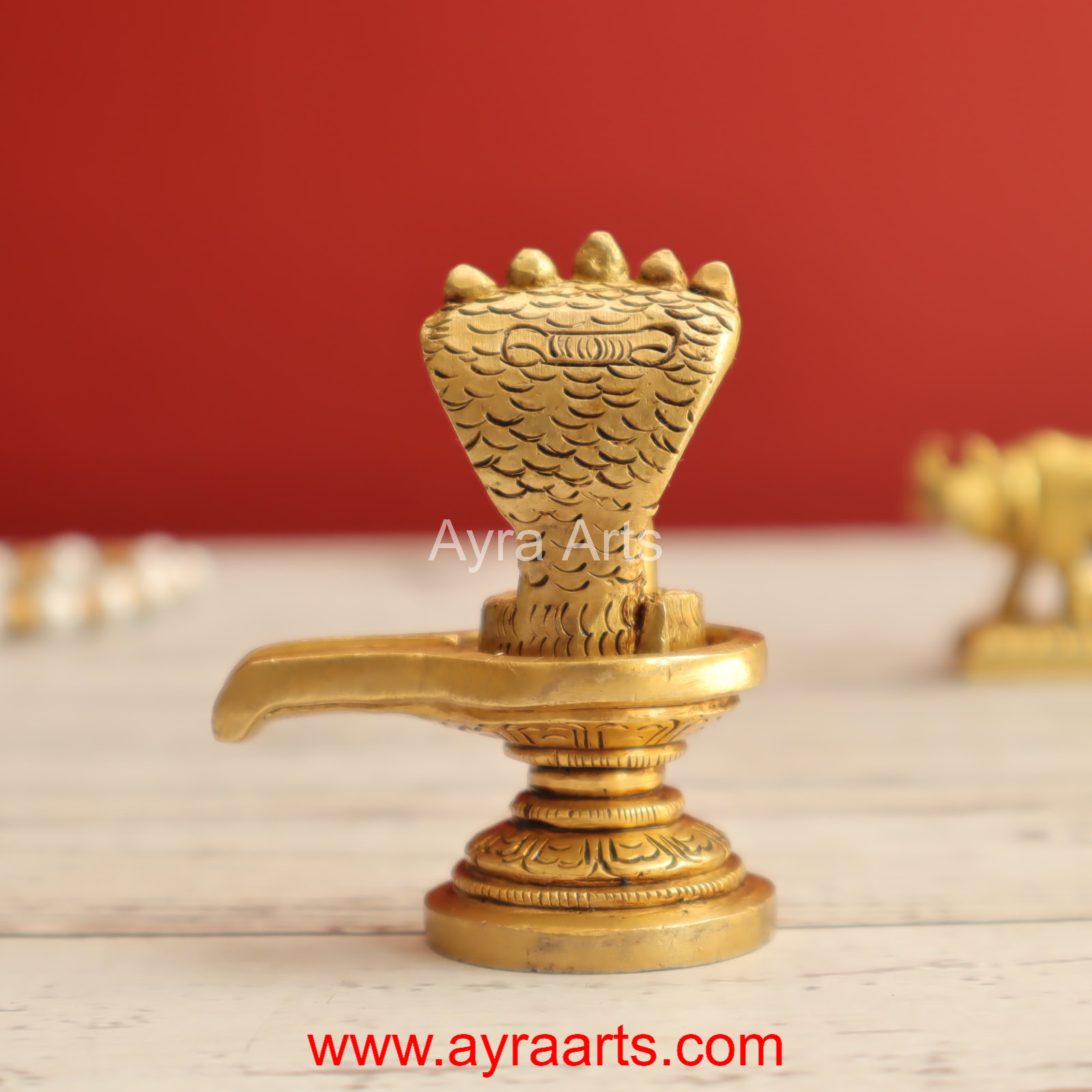 Brass Shivaling 2.5 Inch Height Brass Shivaling 2.5 Inch Height