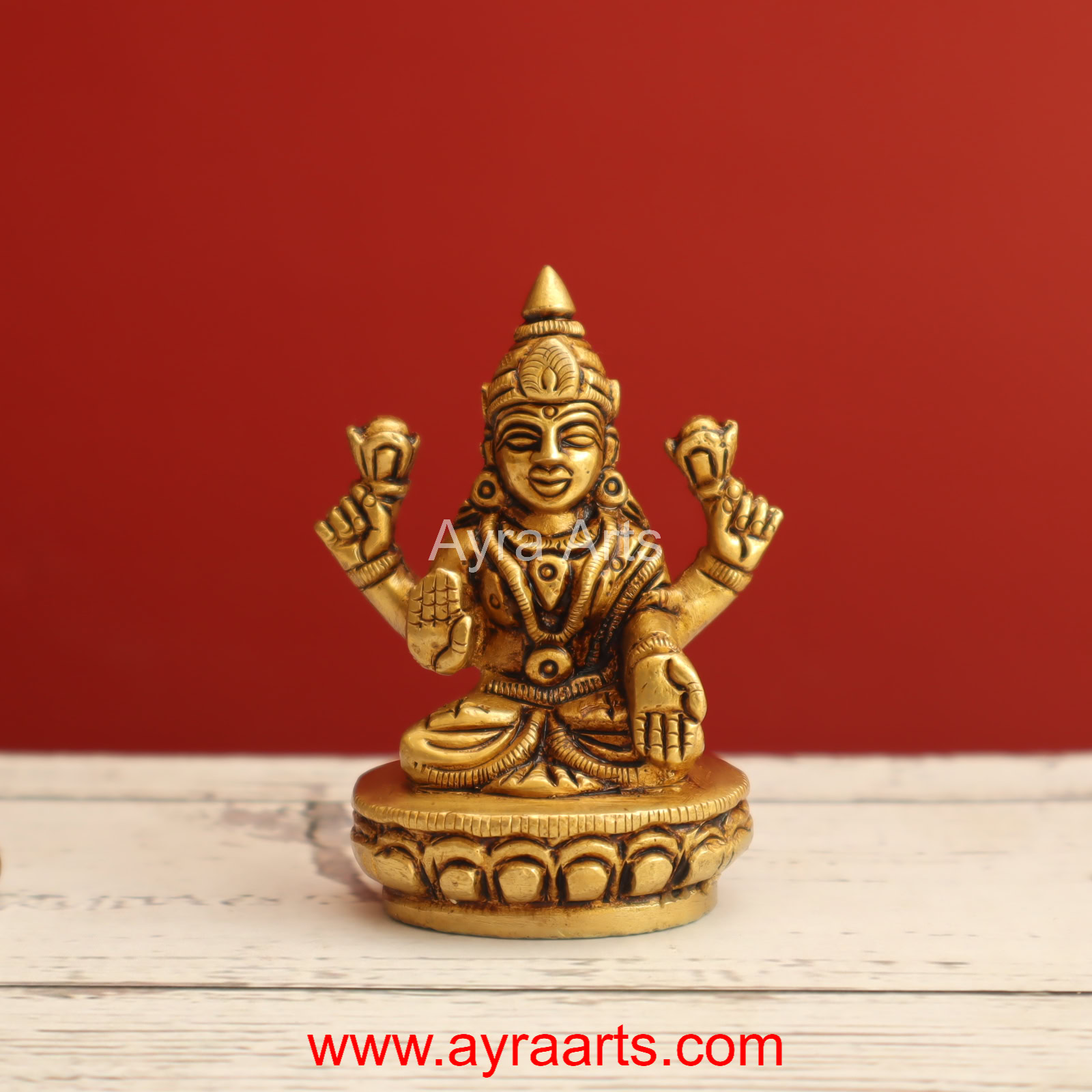 Brass Lakshmi 3 Inch Height Brass Lakshmi 3 Inch Height