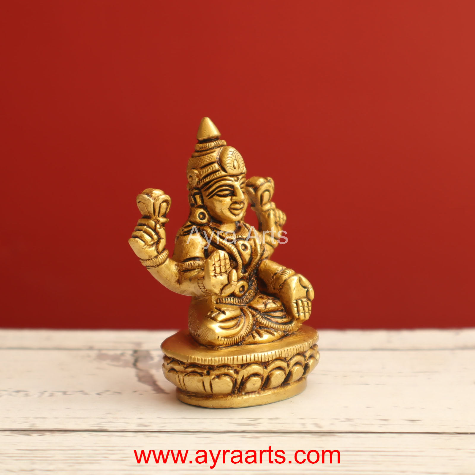Brass Lakshmi 3 Inch Height Brass Lakshmi 3 Inch Height