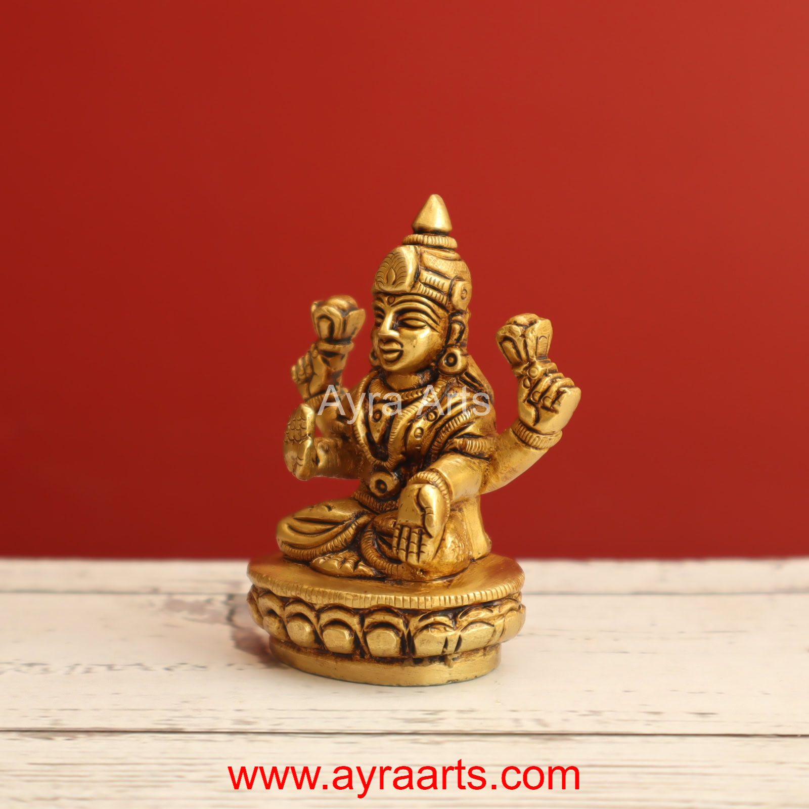 Brass Lakshmi 3 Inch Height Brass Lakshmi 3 Inch Height