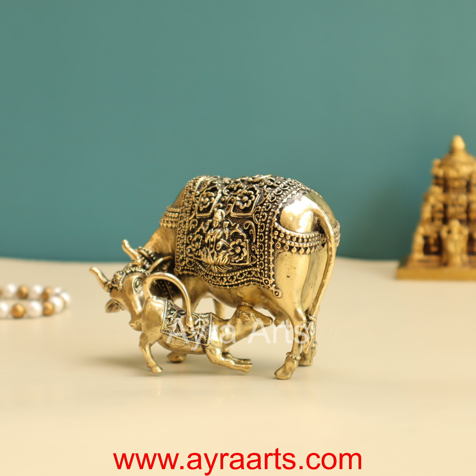 Premium Cow And Calf 3.7 Inch Height Premium Cow And Calf 3.7 Inch Height