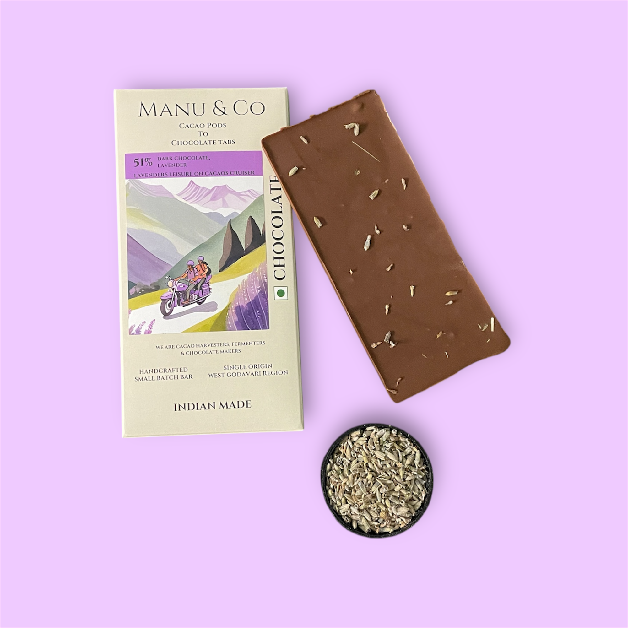 51% Dark Chocolate and Lavender