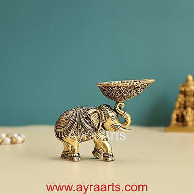 Premium Elephant Diya