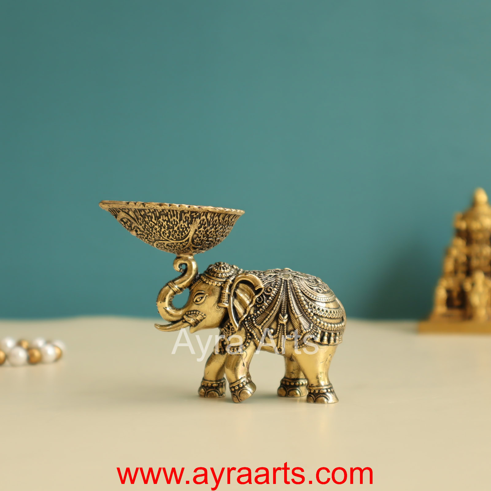 Premium Elephant Diya