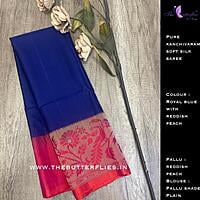 PURE KANCHIVARAM SOFT SILK SAREE SASSSIL21345