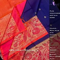PURE KANCHIVARAM SOFT SILK SAREE SASSSIL21345