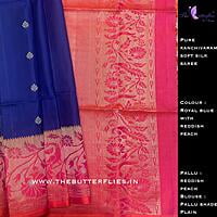 PURE KANCHIVARAM SOFT SILK SAREE SASSSIL21345