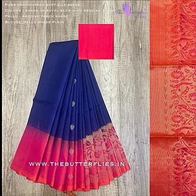 PURE KANCHIVARAM SOFT SILK SAREE SASSSIL21345