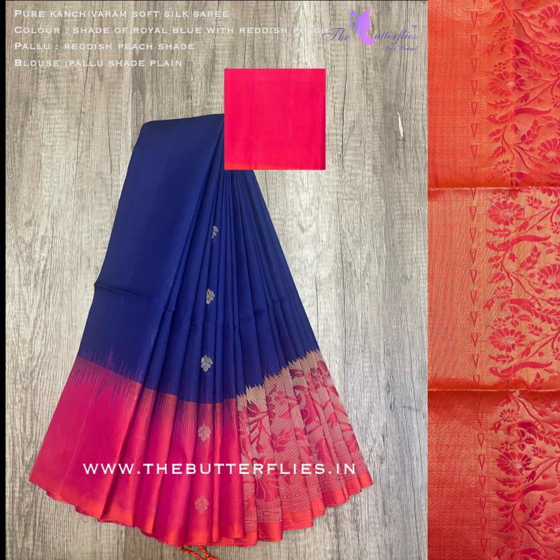 PURE KANCHIVARAM SOFT SILK SAREE SASSSIL21345