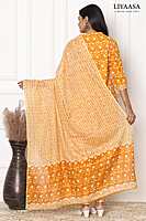 COTTON DUPPATA SET mustard (Pack of all sizes)