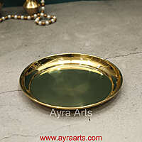 Pure Brass Pooja Plate Thali
