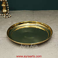 Pure Brass Pooja Plate Thali