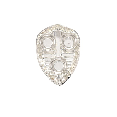 Silver Haldi Kumkum Trible Leaf Holder Silver Haldi Kumkum Trible Leaf Holder