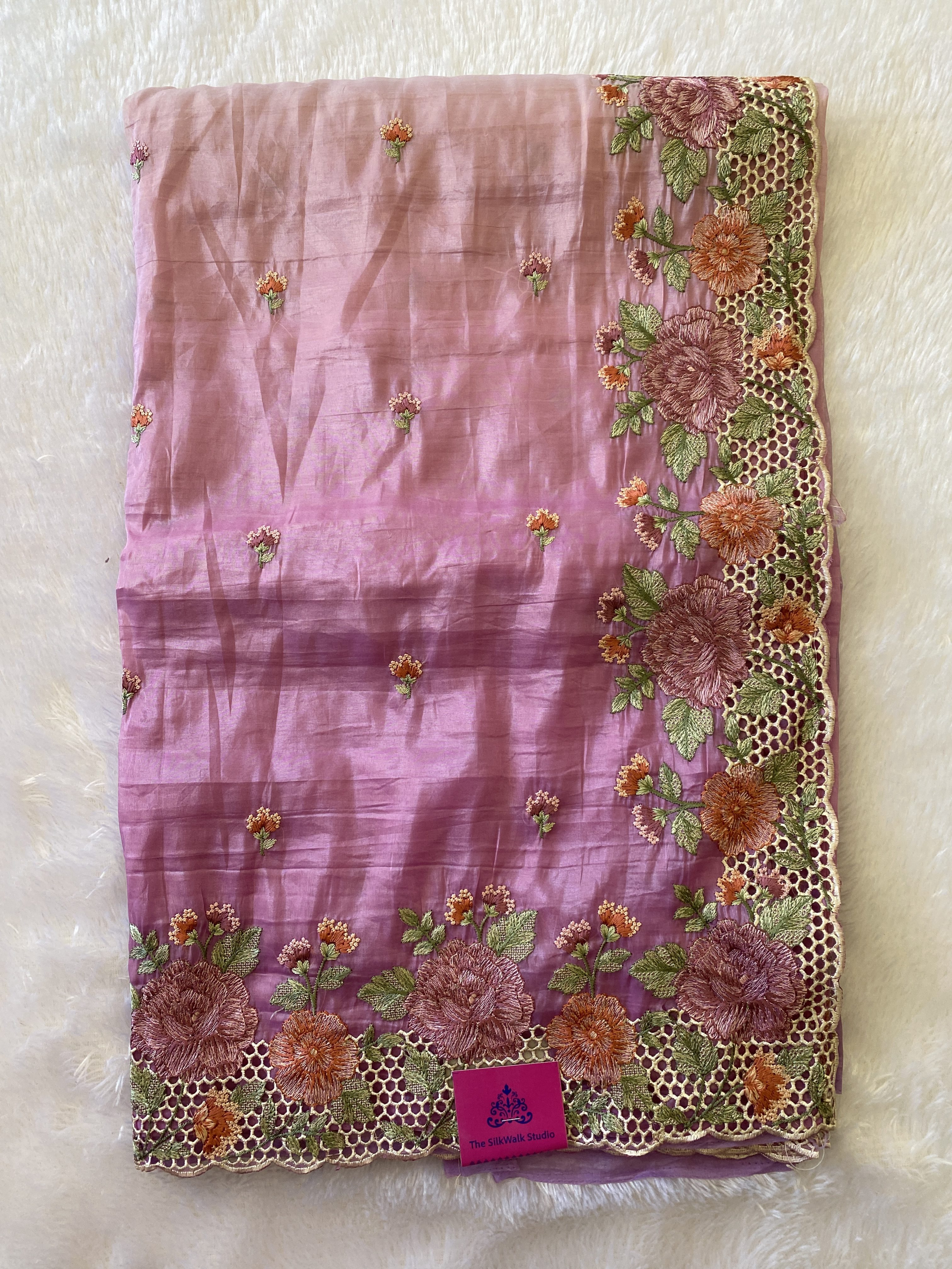 DAISY – Designer Soft Ombre Organza Cutwork Border Sarees 15055 DAISY – Designer Soft Ombre Organza Cutwork Border Sarees 15055