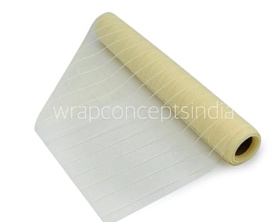 Net Roll Self Stripes - Neutrals Net Roll Self Stripes - Neutrals