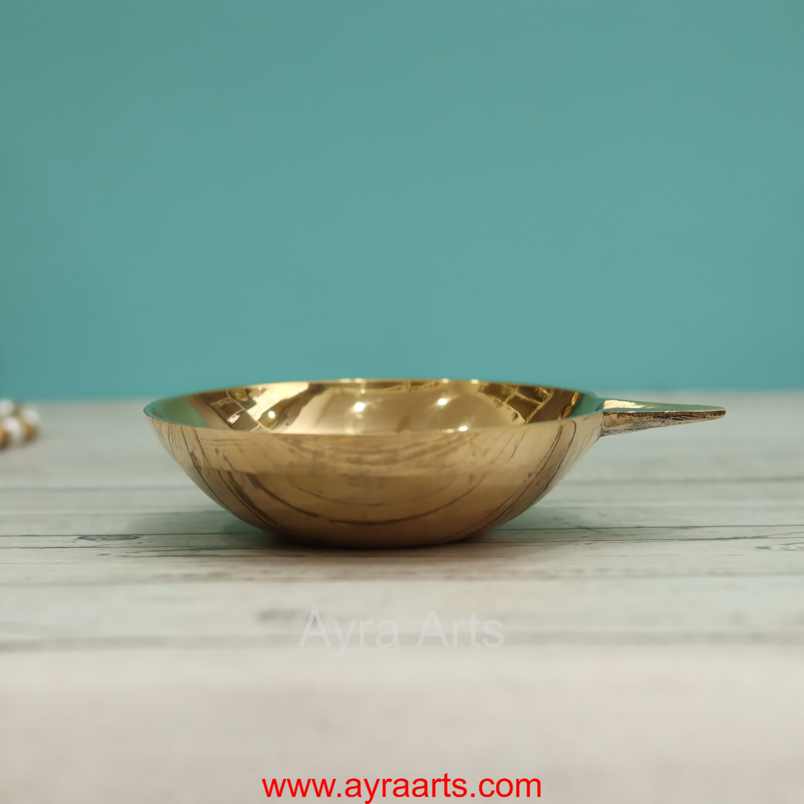Brass Plain Agal Diya Deepam Vilakku - 5 Inch Length