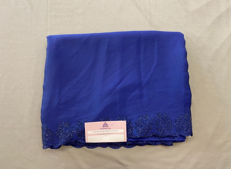 Monika - Georgette Saree in Swarovski Work SWS205